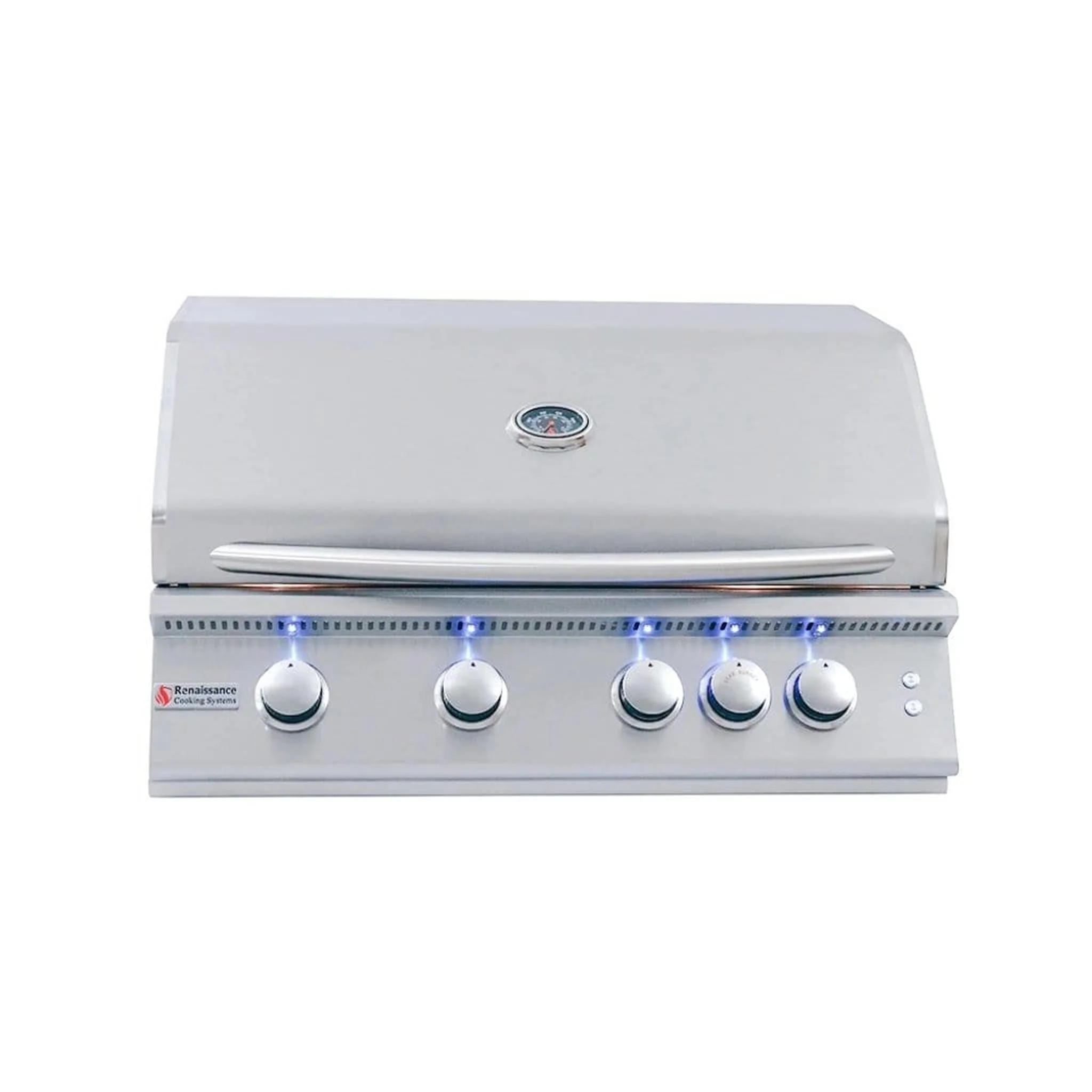 Renaissance Premier L Series 32" 5-Burner Freestanding Natural Gas Grill With LED Lights - Image 6