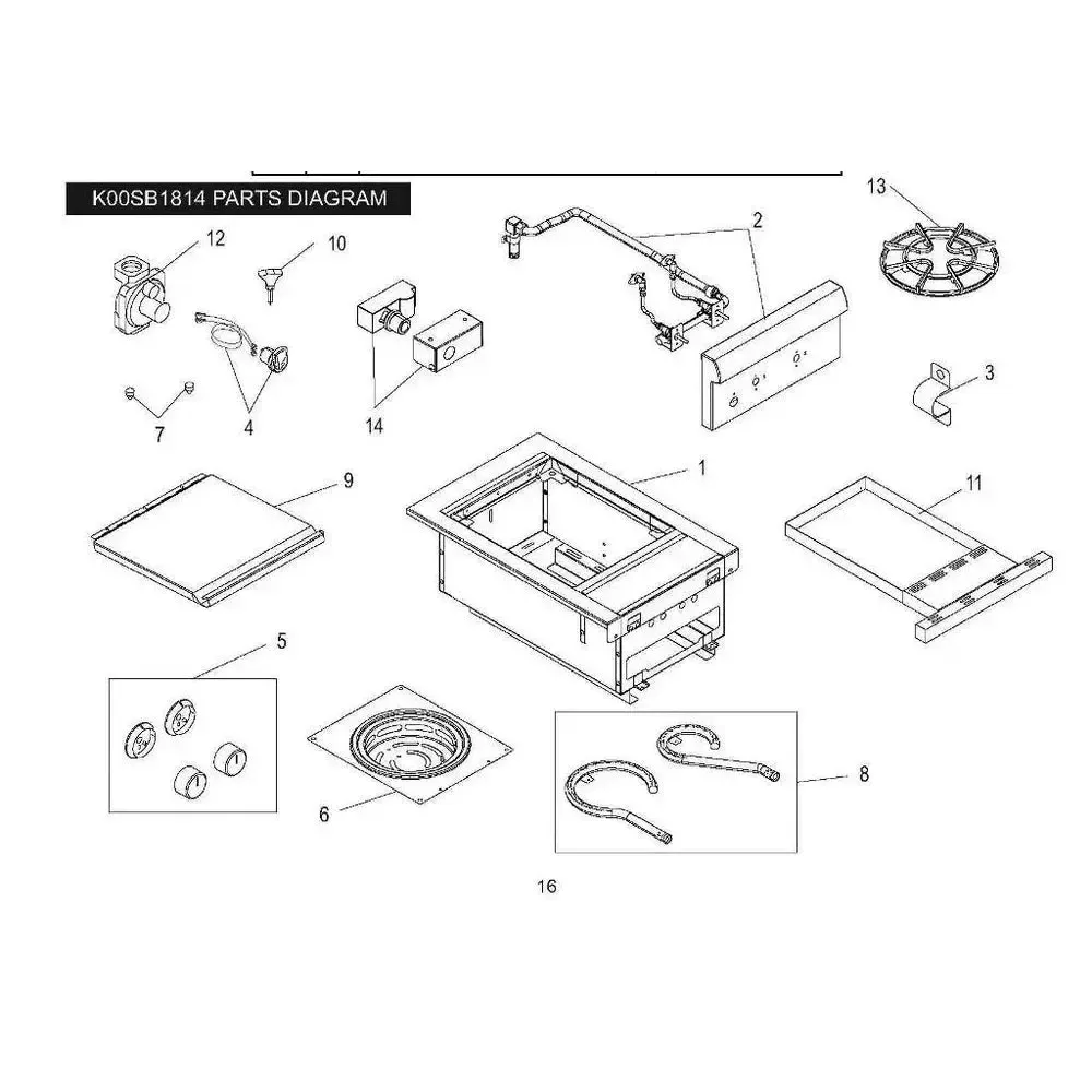 Saber Premium Dual-Control Built-In Burner - Image 3