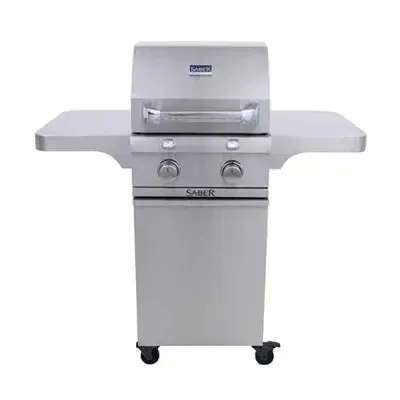 Saber Stainless Steel 2-Burner Freestanding Gas Grill - Image 2