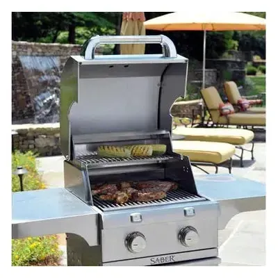 Saber Stainless Steel 2-Burner Freestanding Gas Grill - Image 3