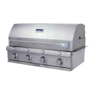 Saber Stainless Steel 4-Burner Built-In Gas Grill