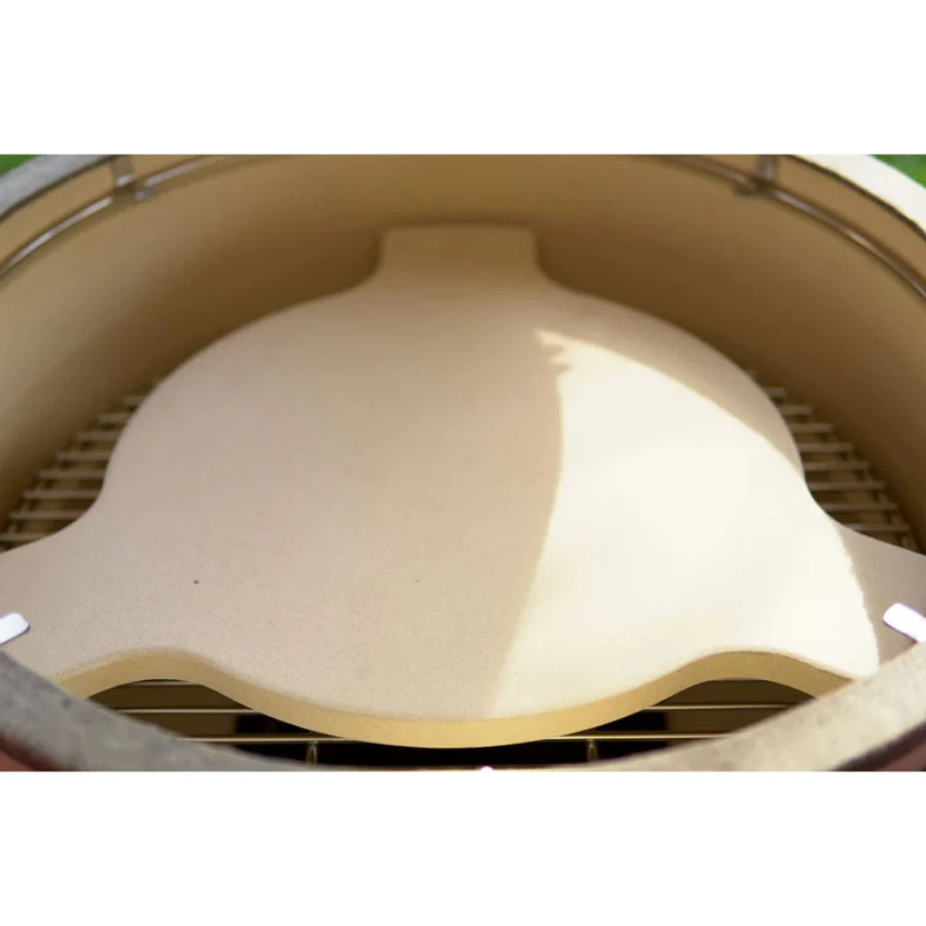 SnS Grills 22" Slow ‘N Sear Deluxe Kamado Ceramic Charcoal Grill w/ Side Shelves - Image 5