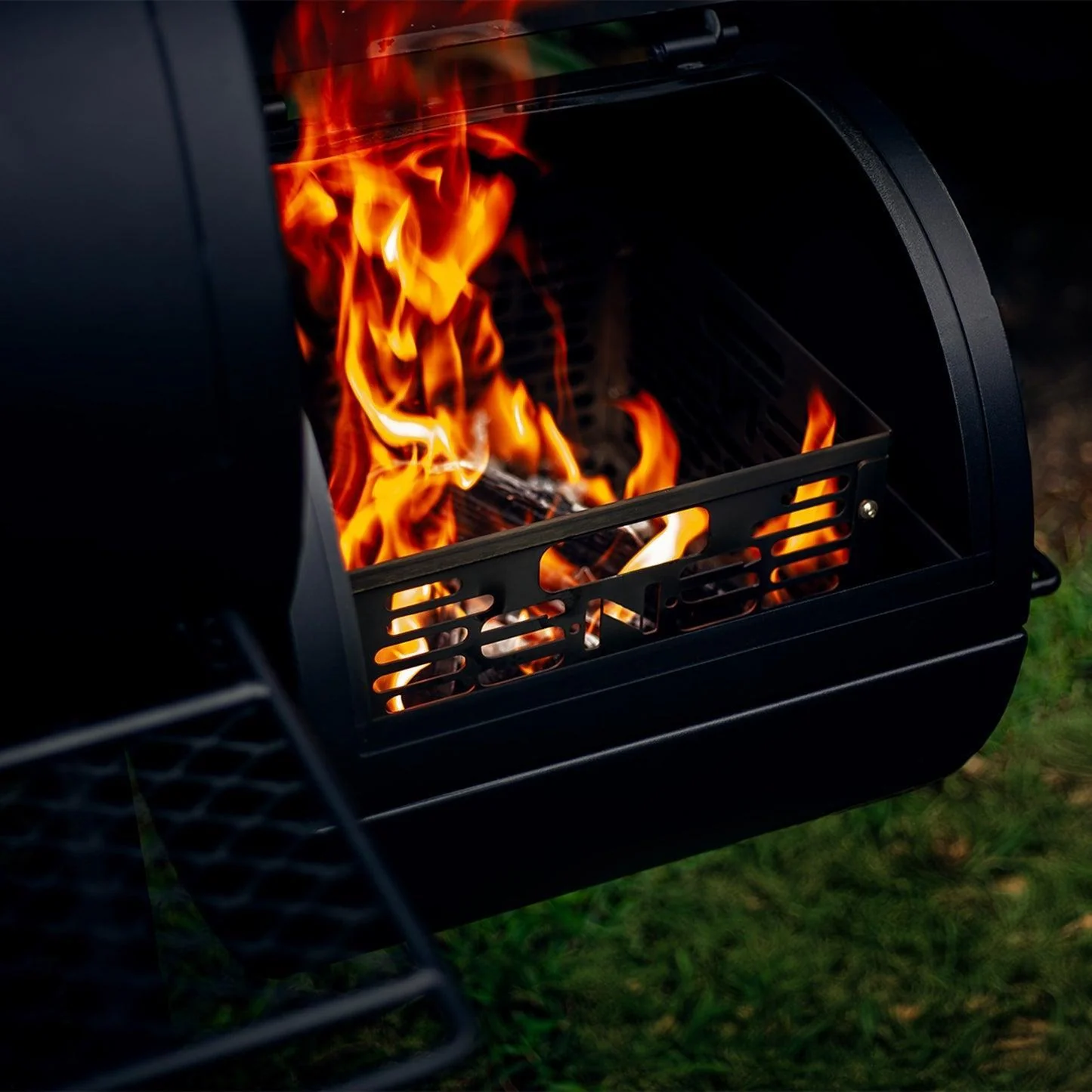 SnS Grills Slow 'N Sear Offset Smoker Charcoal Basket and Water Wall - Image 5