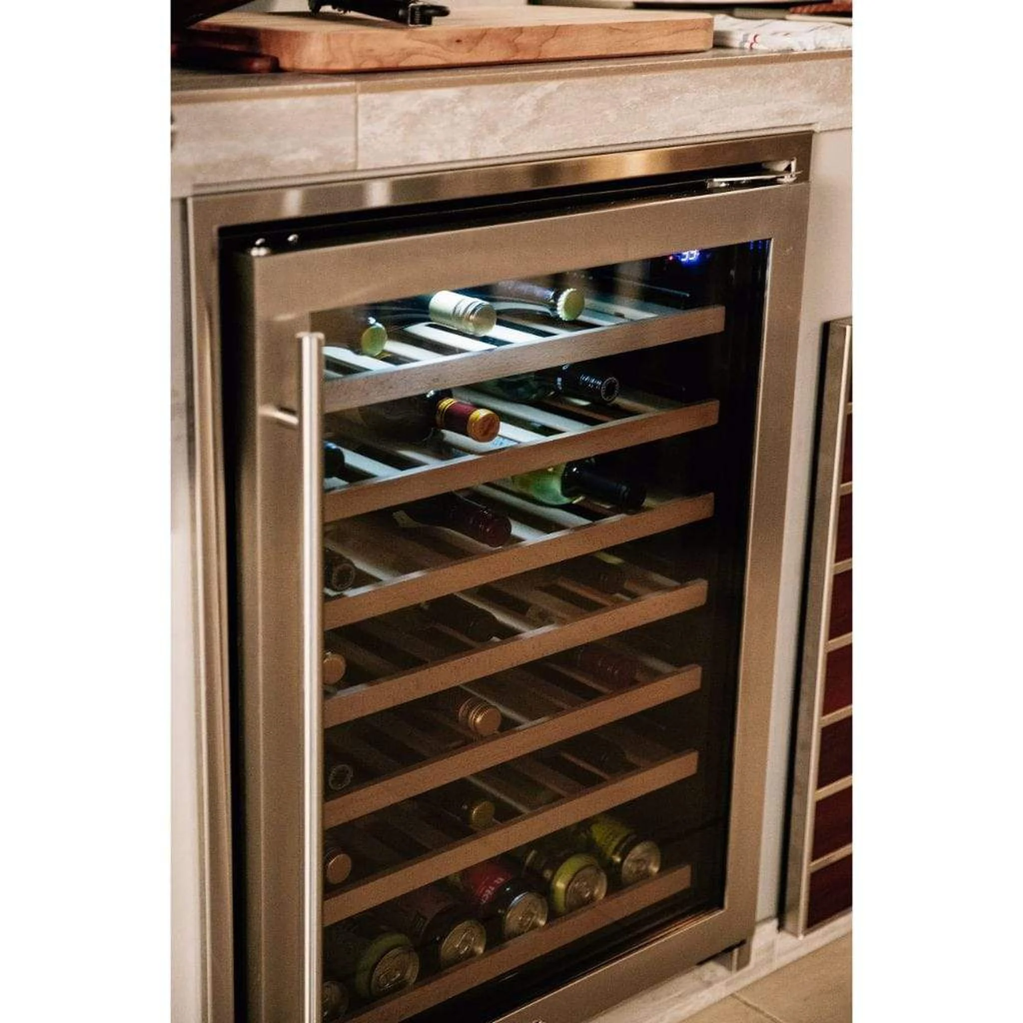 Summerset 24" 5.3 Cu. Ft. 54 Bottle Capacity Outdoor Rated Deluxe Wine Cooler - Image 2