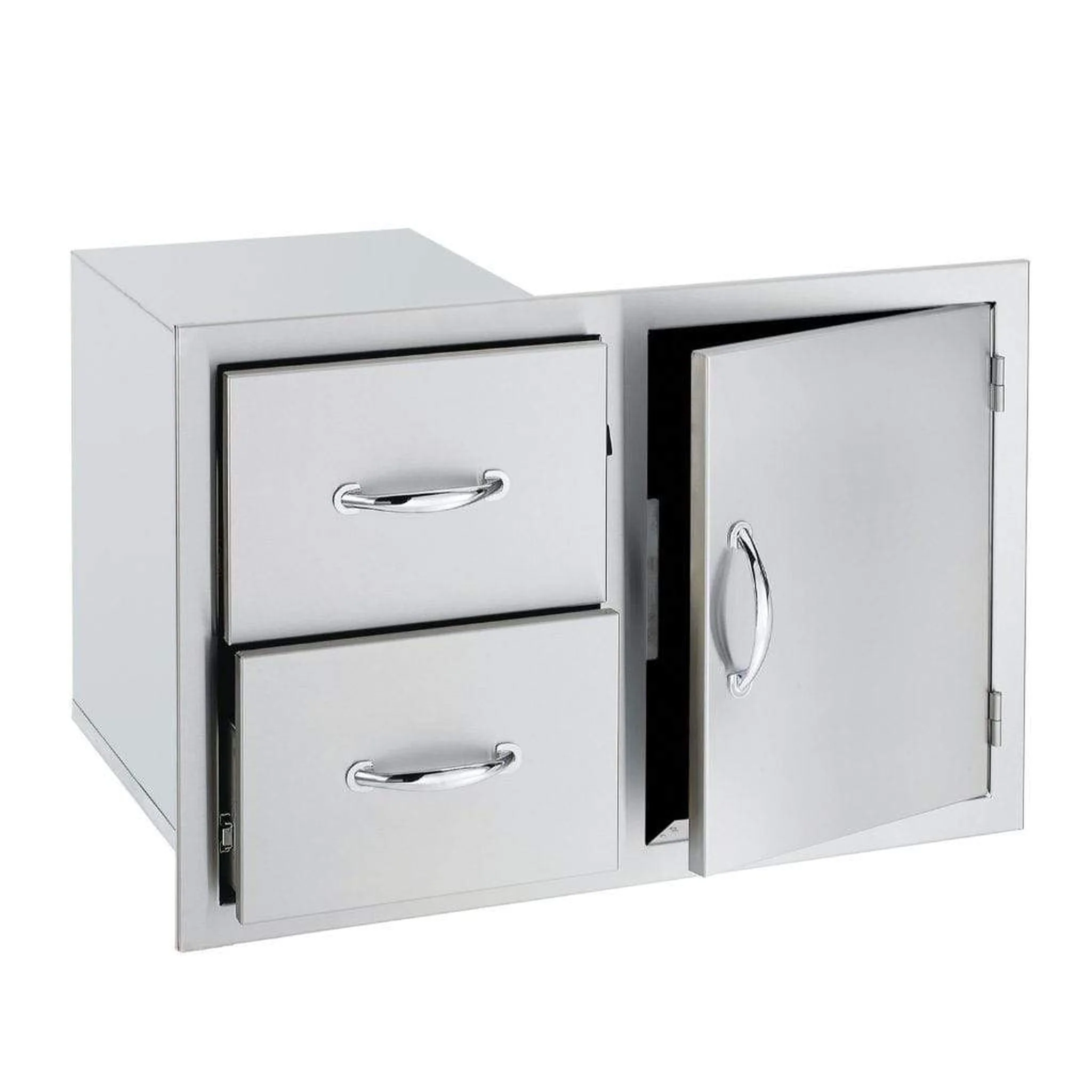Summerset 33" Stainless Steel Double/Triple Drawer & Access Door Combo - Image 3