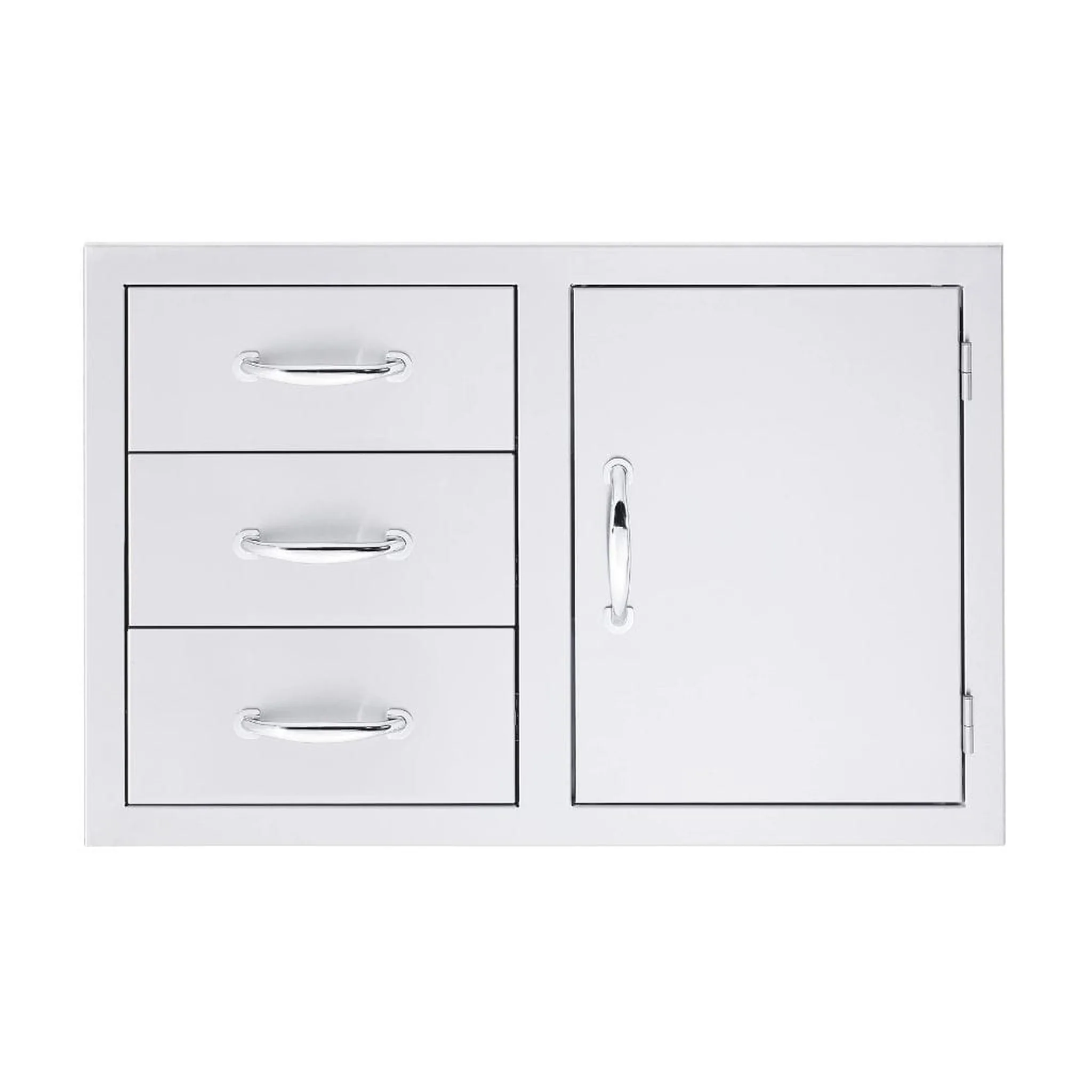 Summerset 33" Stainless Steel Double/Triple Drawer & Access Door Combo - Image 4