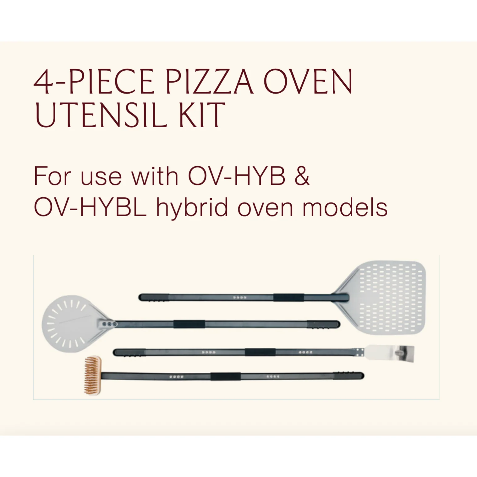 Summerset 4  Piece Hybrid Oven Pizza Tool Kit - Image 3