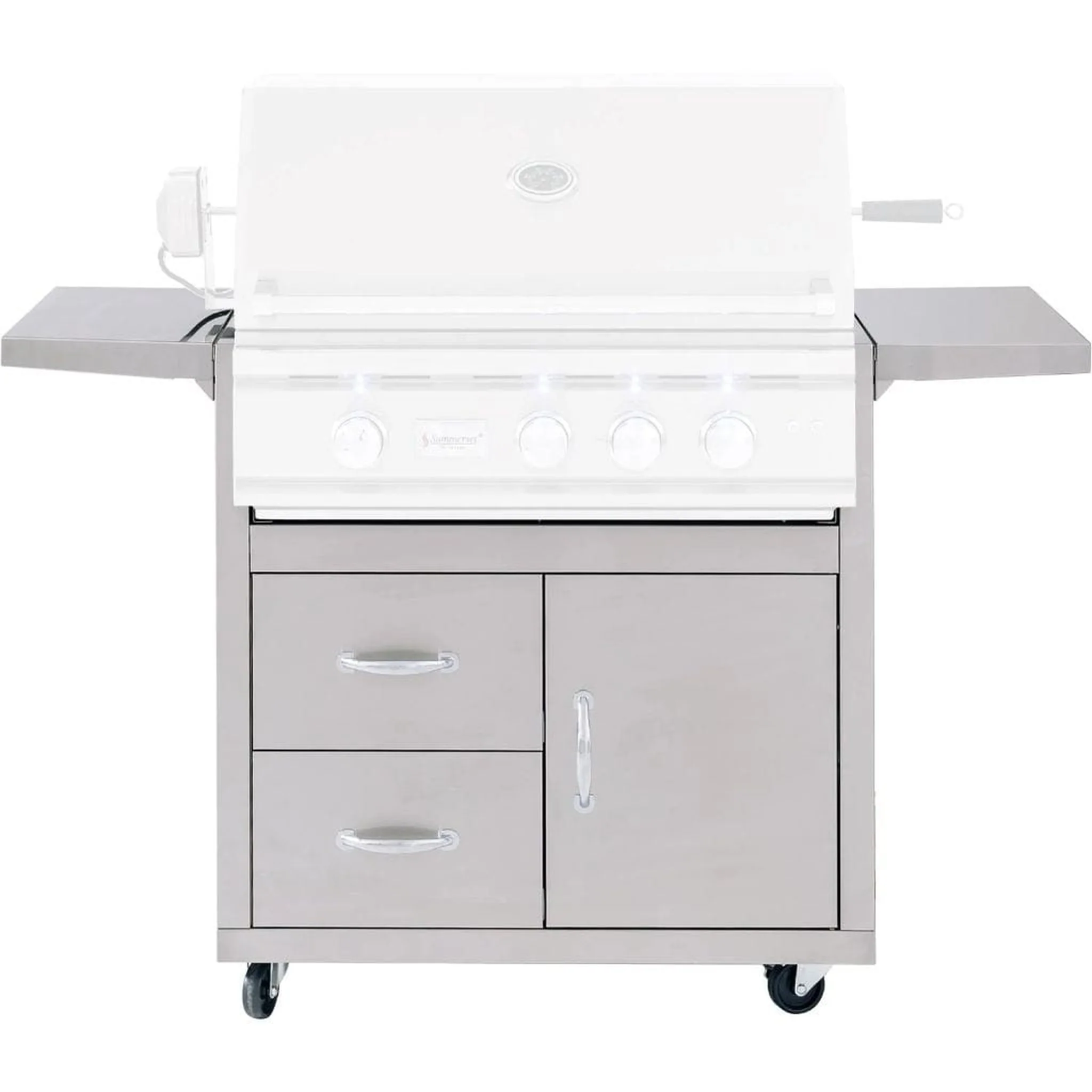 Summerset Fully Assembled Door & 2-Drawer Combo Grill Carts for TRL Series (Cart Only)