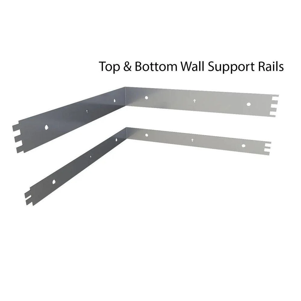 Sunstone 3" x 3" 90 Degree Stainless Steel Corner Spacer Panel for Full Height Wall Cabinet Front - Image 3