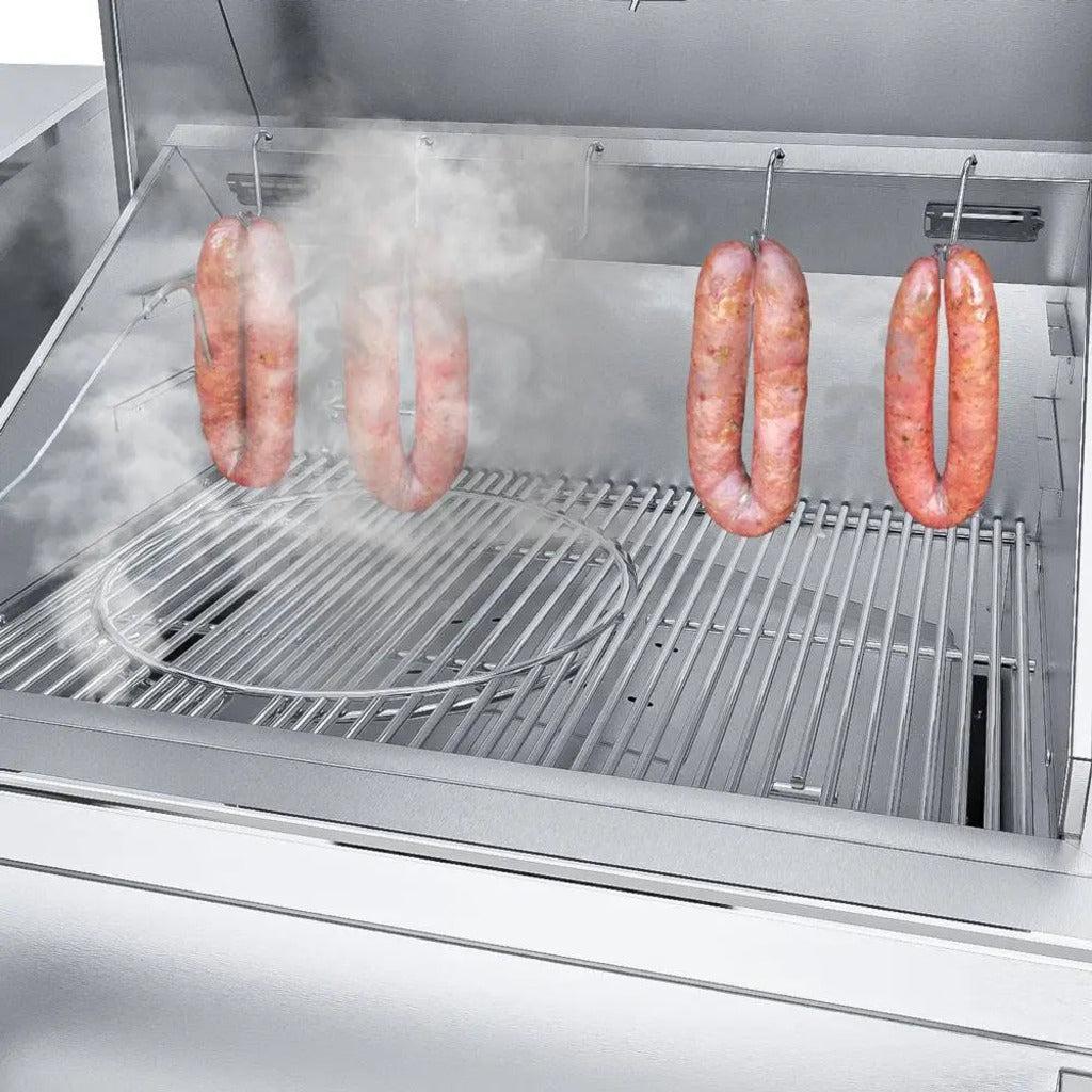 Sunstone 40" Stainless Steel Built-In Electric Pellet Grill with Cold Smoker - Image 10