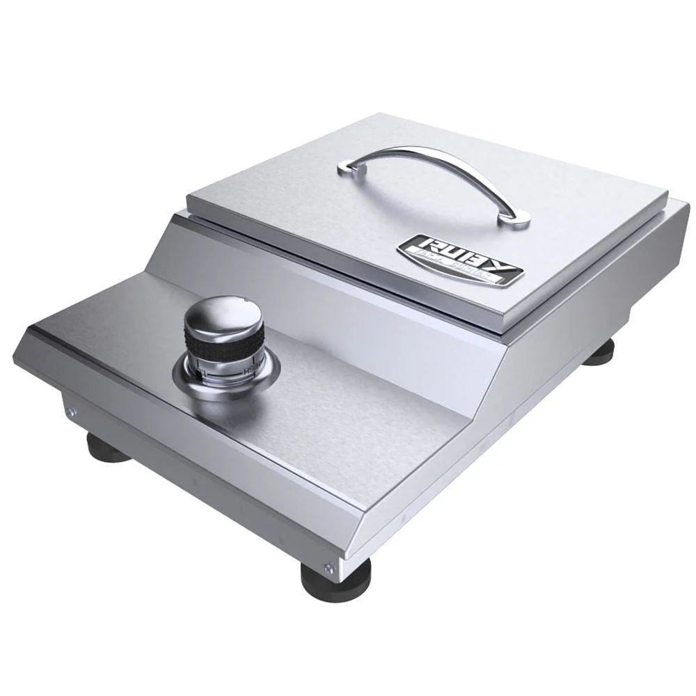 Sunstone Ruby Series 13" Stainless Steel Counter-Top/Drop-In Single Propane Burenr - Image 5
