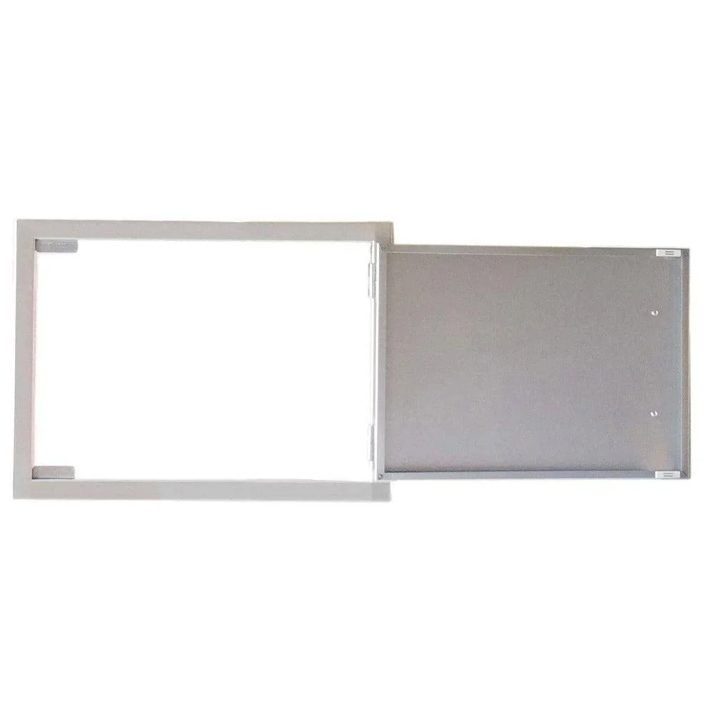 Sunstone Signature Series 17" x 24" Stainless Steel Beveled Frame Reversible Vertical Door - Image 2