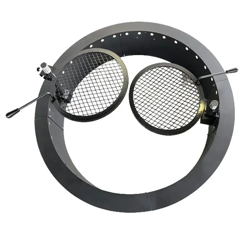 Sunstone StarBBQ 48″ Smokeless Fire Pit Insert Dual Grill Package - Image 5