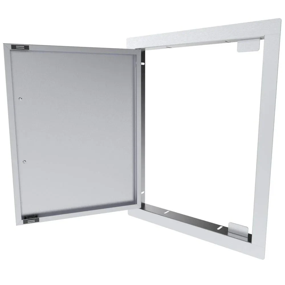 Sunstone Texan Series 16" Stainless Steel Reversible Door - Image 4