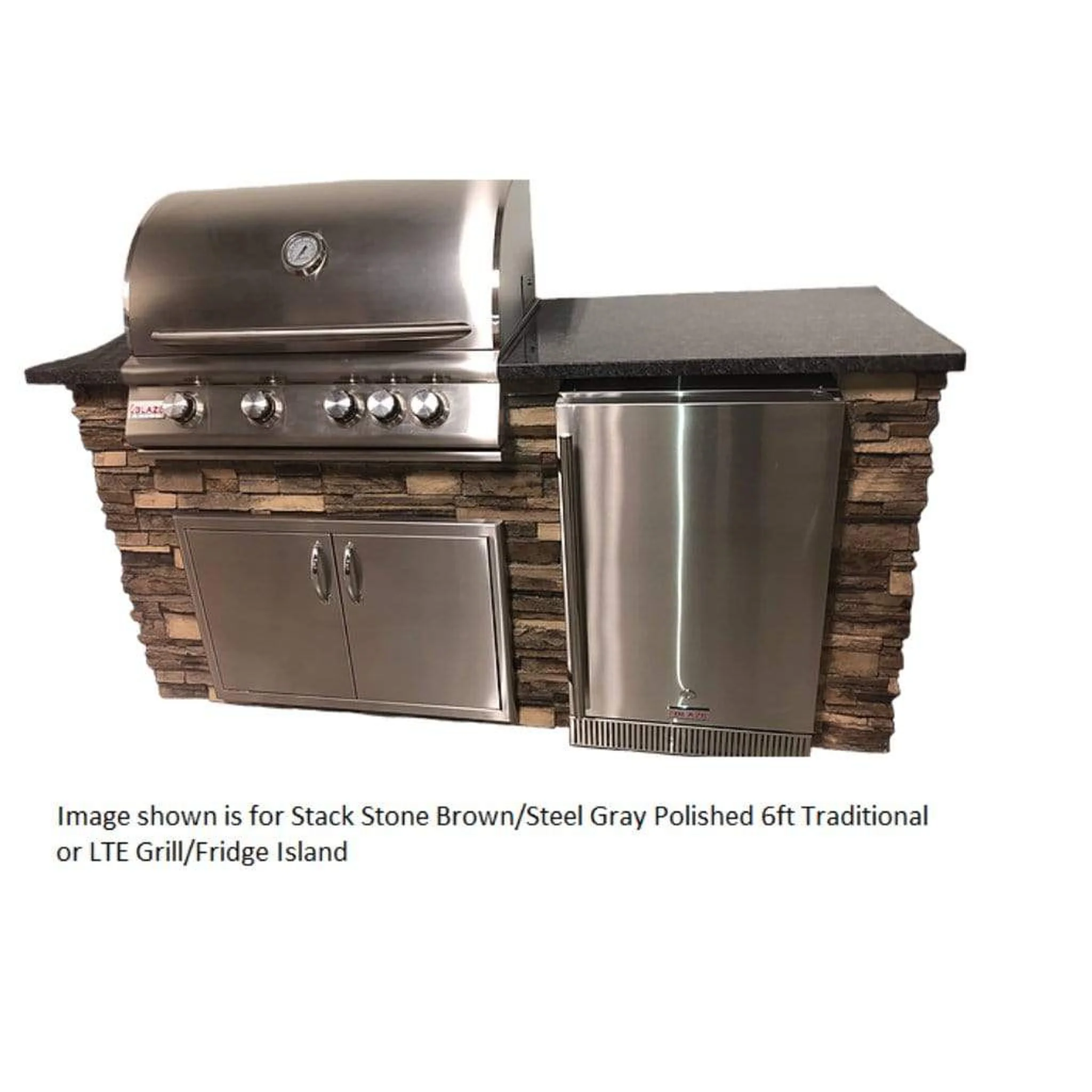 Tru Innovative 6ft B26021201 LTE Grill/Fridge Island(Grill on L) - Image 2