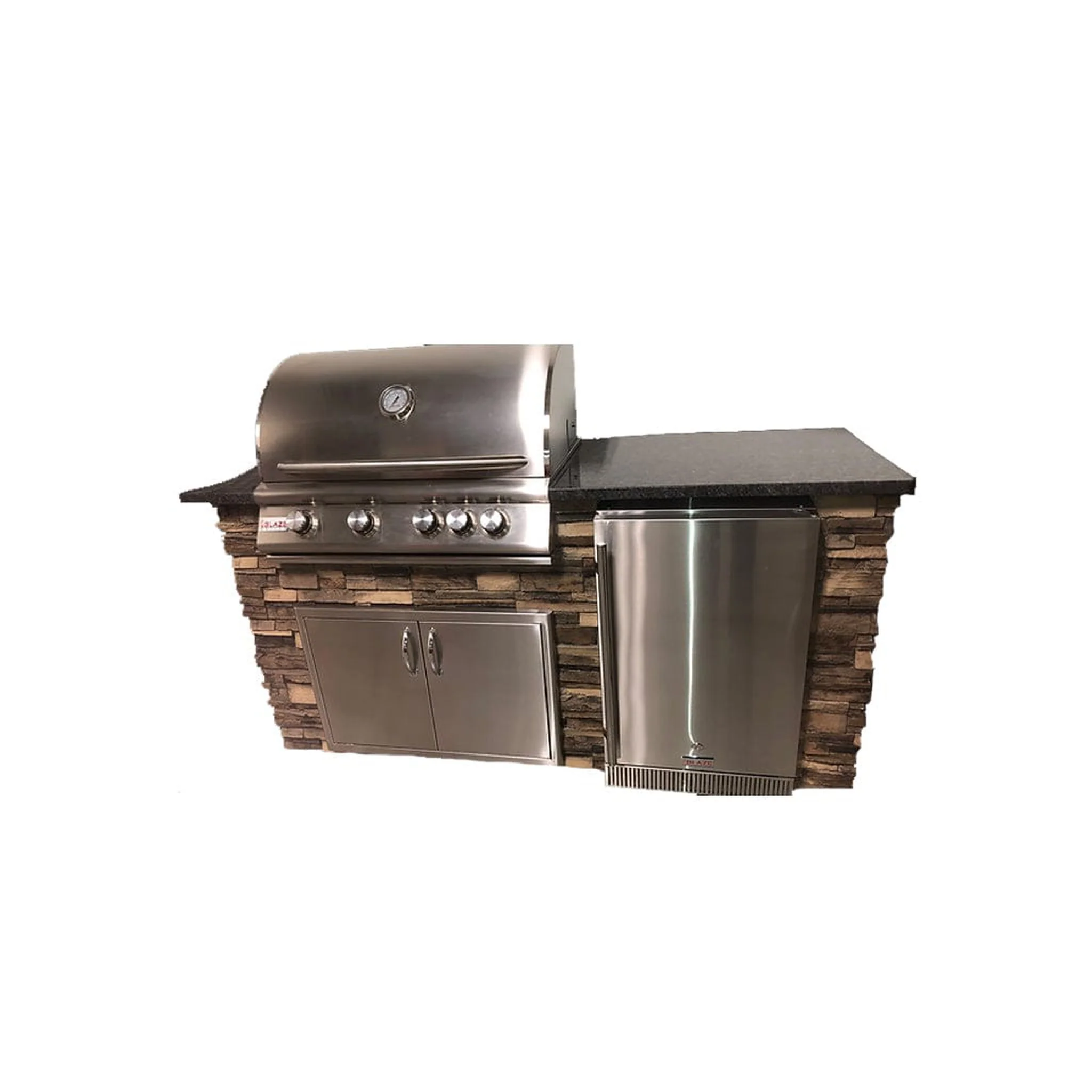 Tru Innovative 6ft B26022302 LTE Grill/Fridge Island(Grill on L)