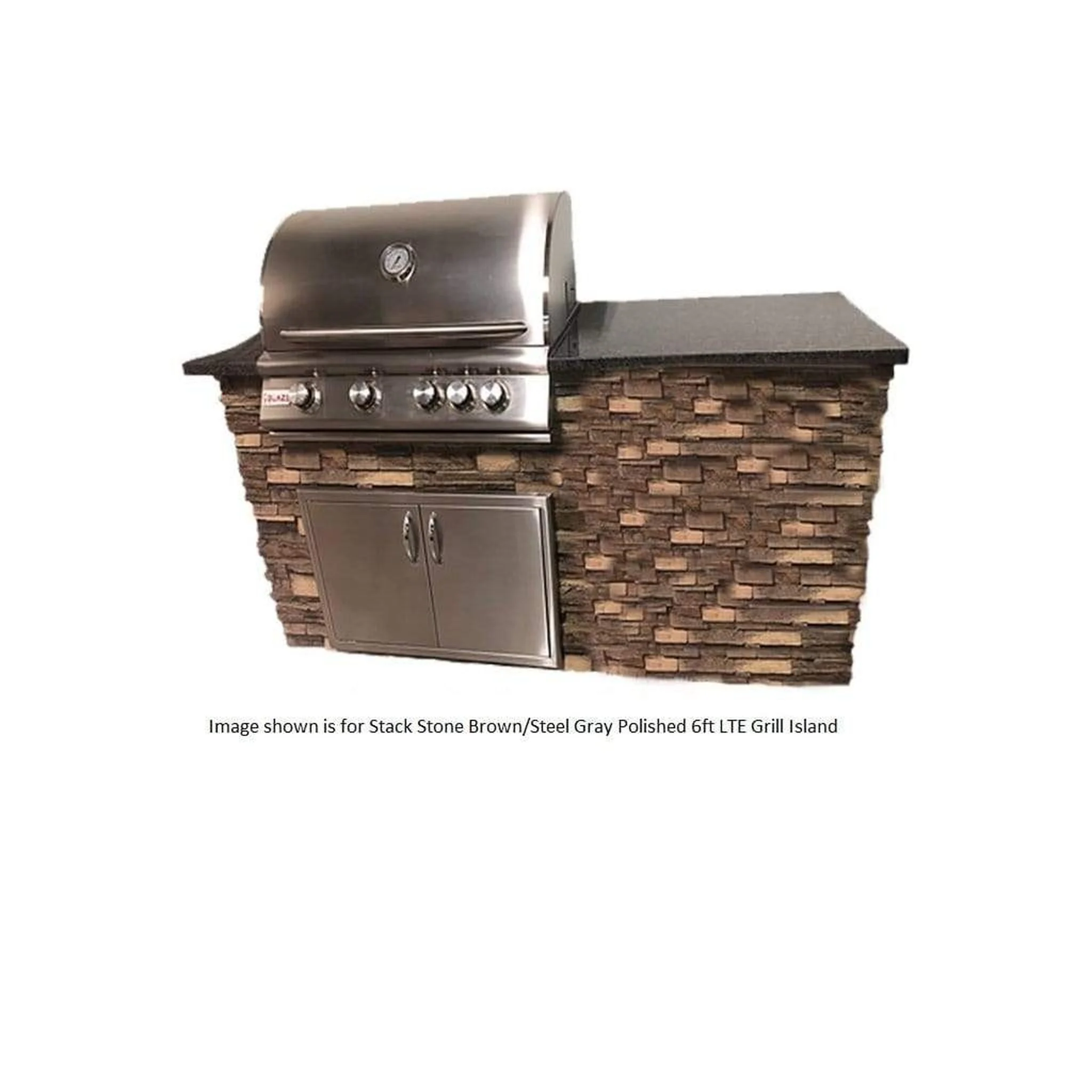Tru Innovative 6ft B26031201 LTE Grill/Icebin Island(Grill on L) - Image 2