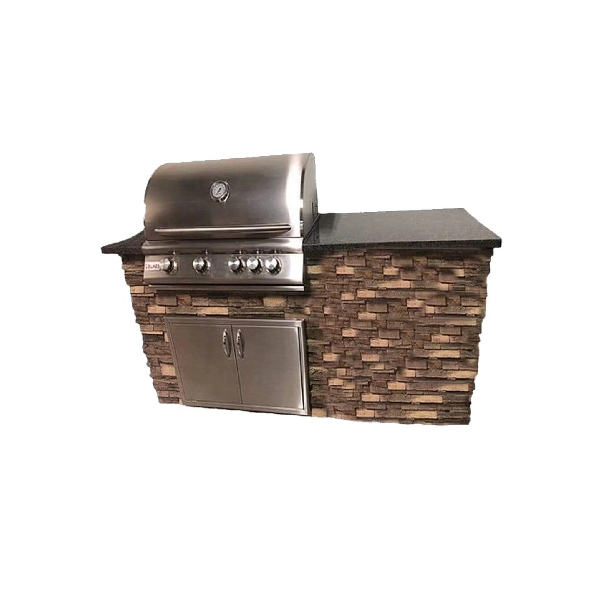 Tru Innovative 6ft PB26011101 PRO Grill Island