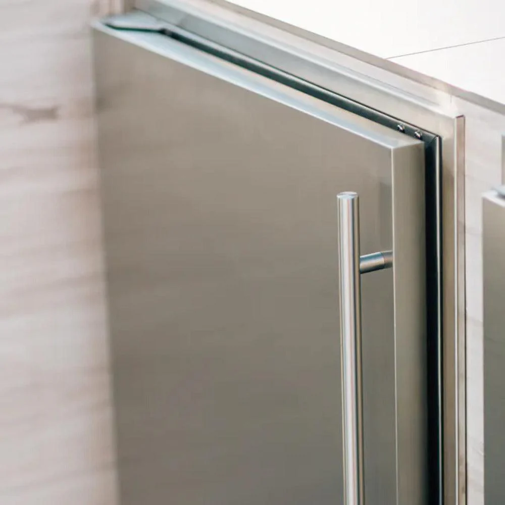 TrueFlame 15" Outdoor Rated Fridge with Glass Door - Image 5