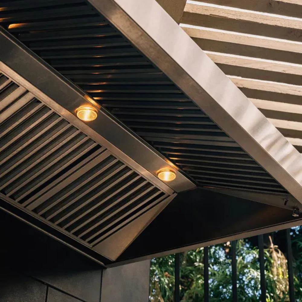TrueFlame 60" Stainless Steel Outdoor Rated Vent Hood With 1200 CFM Blower - Image 4