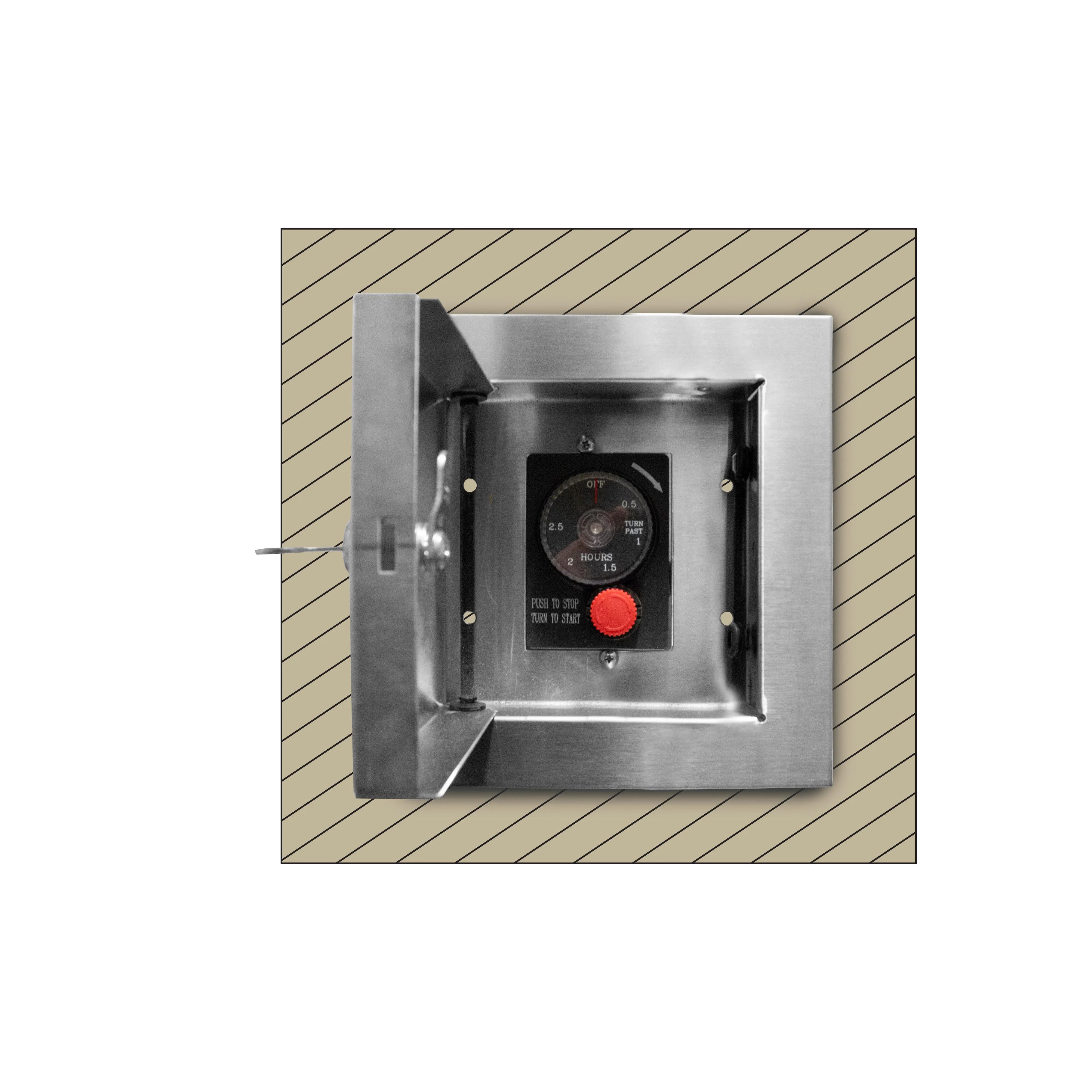 TrueFlame Locking Cabinet for ESTOP1 Timer
