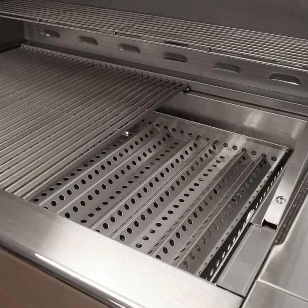 Turbo 32″ Stainless Steel Built-In Charcoal BBQ Grill With Charcoal Tray - Image 4