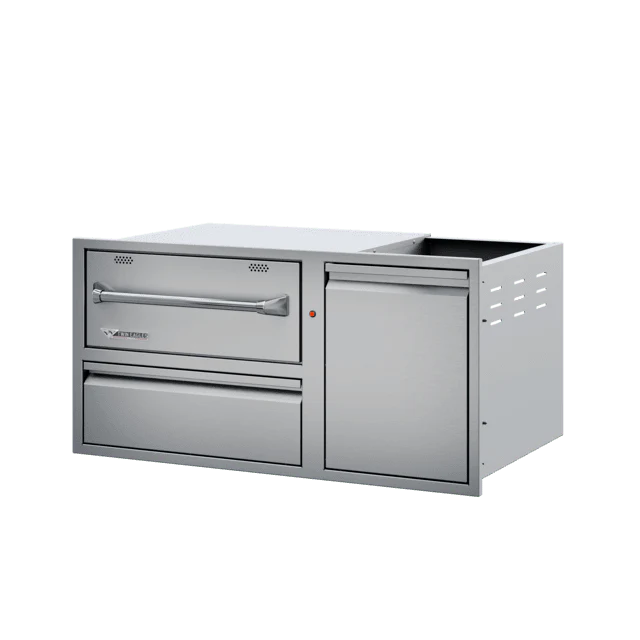 Twin Eagles 30" Stainless Steel Warming Drawer & Single Door with Tank Slide - Image 2