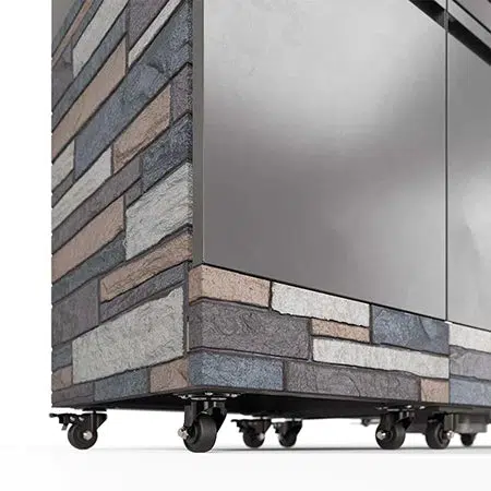 TYTUS Fresno Series Gunmetal Gray + Ash Stacked Stone Island Grill - Image 5