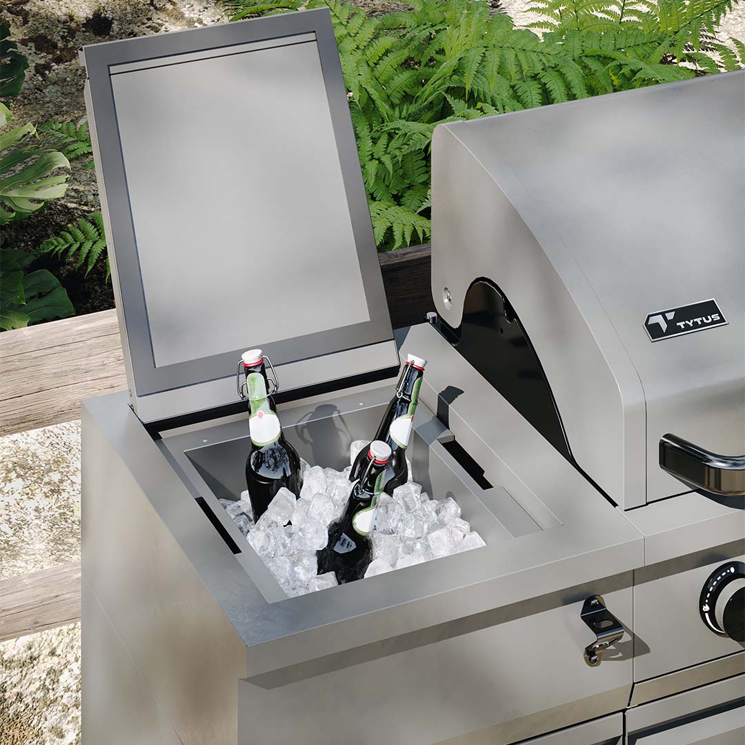 TYTUS Fresno Series Gunmetal Gray + Graphite Stacked Stone Island Grill - Image 7
