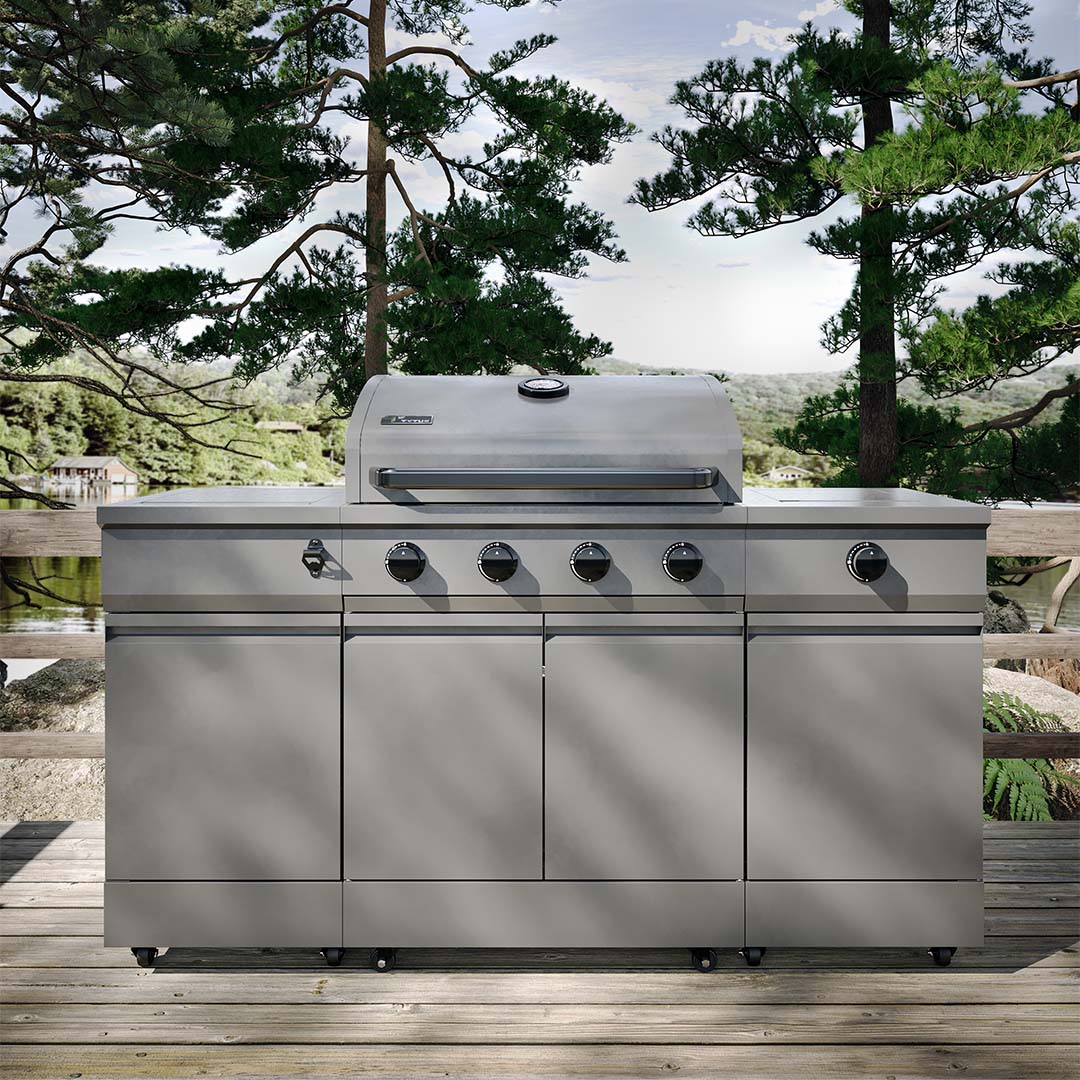TYTUS Fresno Series Gunmetal Gray Island Grill - Image 8