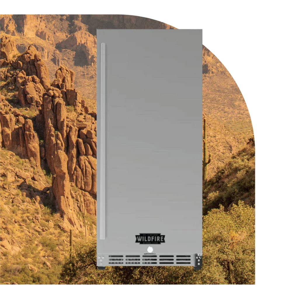 Wildfire 15" Built-In Outdoor Fridge - Image 2