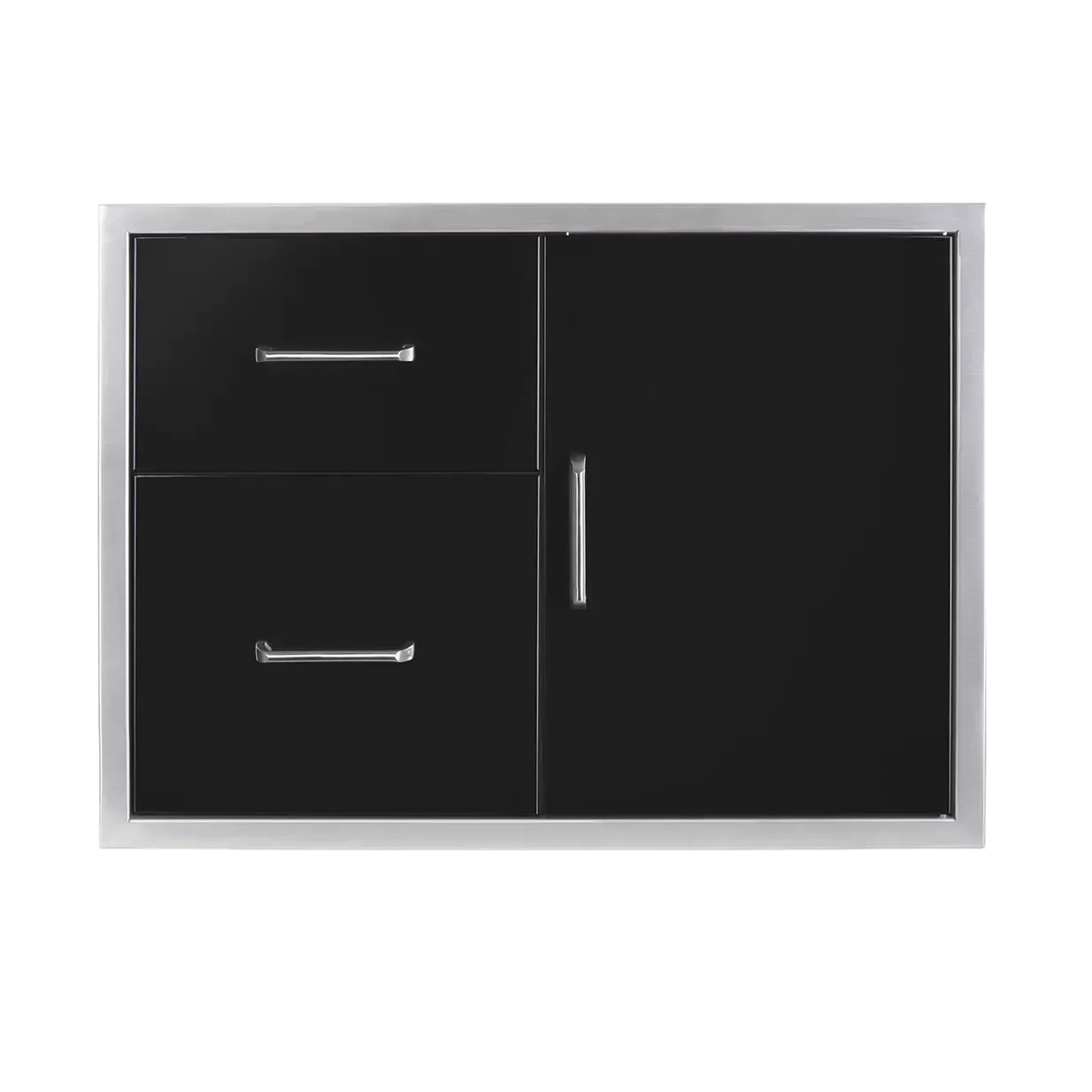Wildfire 30" x 21" Black 304 Stainless Steel Door/Drawer Combo