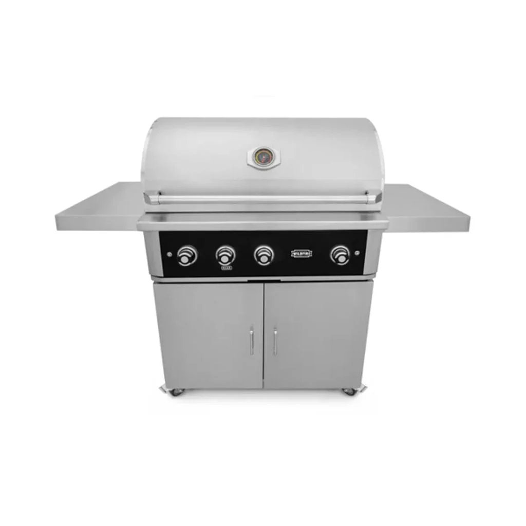 Wildfire Ranch Pro 36" Built-In Liquid Propane Gas Grill With Stainless Steel Cart